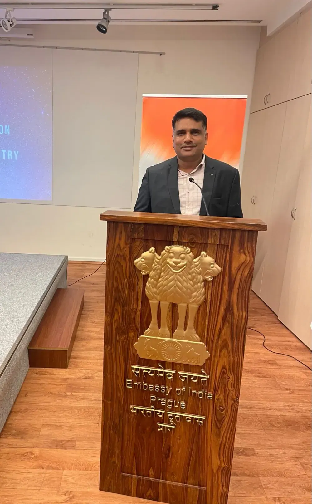 Hosting Indian Space Delegation at Czech Space Week
